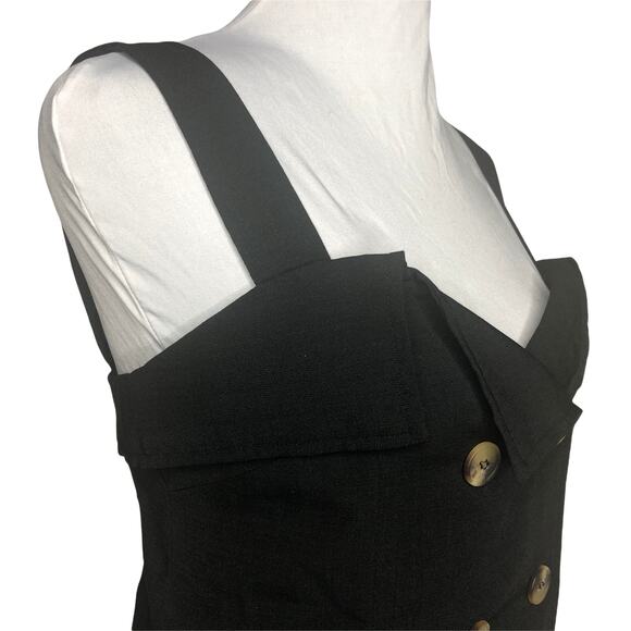 Fanco Black Crop Top Tank - Size Small - Picture 6 of 11